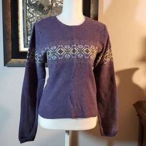 Gorgeous GAP Purple/Black Sweater